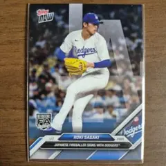 佐々木朗希 投手　2025 TOPPS野球カード 初登板記念　ドジャース