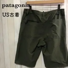US古着パタゴニアpatagoniaショートパンツクアンダリーパンツ　カーキ32