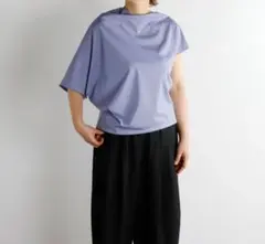 【完売】mizuiroind ミズイロインド アシンメトリードレーププルオーバー