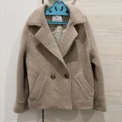 Zara ボアコート　ベージュ　130 140 女の子のサムネイル