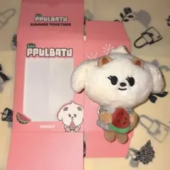 PPULBATU バムグッ スイカ ぬいぐるみキーリング2個 - メルカリ