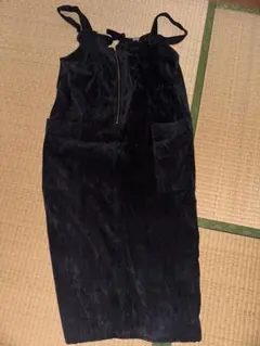 NIKO AND. ブラック サロペット Lサイズ　マタニティワンピース