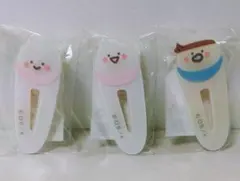 お文具といっしょ ヘアクリップ 3種セット