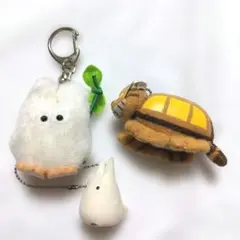 トトロ ネコバス ぬいぐるみキーホルダーセット