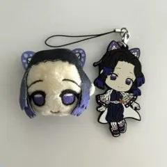 鬼滅の刃 胡蝶しのぶ ぷちっとバッジ きゅんキャララバーストラップ 2点セット