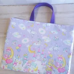 レッスンバッグ　#772　ユニコーン　　キルティング　通園バック　ハンドメイド