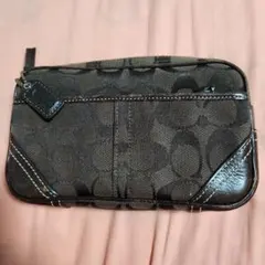 COACH シグネチャー ポーチ ブラウンのサムネイル