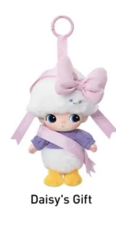 DIMOO WORLD DISNEYぬいぐるみ　キーチェーン　デイジー