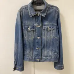 GUデニムジャケット ボタン付き カジュアル