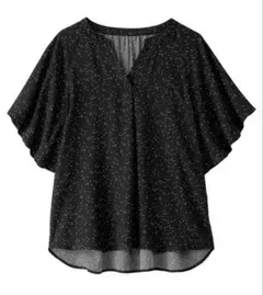 超美品　ドット柄ブラウス