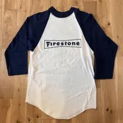 90s firestone ラグランTシャツ harley #1のサムネイル