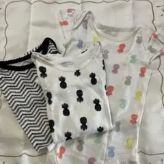 半袖　ロンパース　肌着　75 80 85