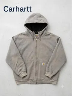 ​【希少3XL】 カーハート 裏ボア スウェット ジップパーカー メキシコ製のサムネイル