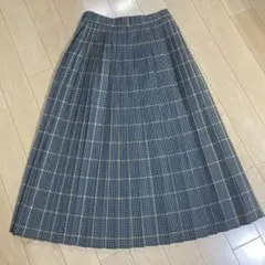 ロングプリーツチェックスカートのサムネイル