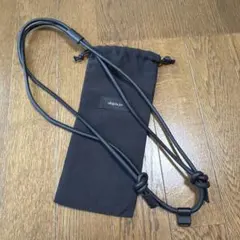 新品未使用　objets.io スマホショルダーストラップ ブラック