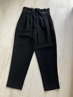 H&M ブラック ハイウエストパンツ EUR 36P