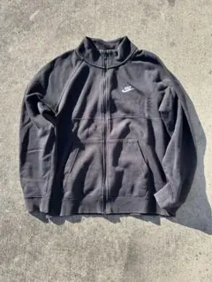 ひ*様 Nike 黒 ジップアップパーカー Mサイズ　古着