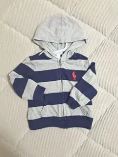 Ralph Lauren 18M ストライプパーカー