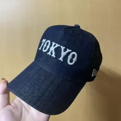 New Era 9FORTY TOKYO キャップ ネイビー　ユース