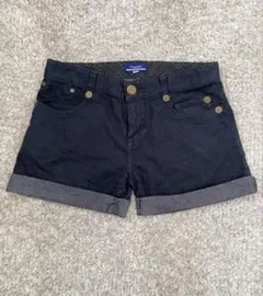 BURBERRY BLUE LABEL 伸縮 薄地　デニム風ショートパンツ
