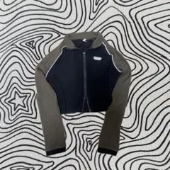 y2k 短丈 ダブルジップ