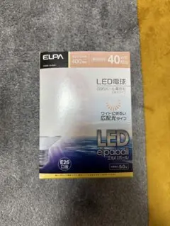 ELPA LED電球 elpalball E26 400lm 40W相当