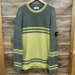 中古 STONE ISLAND アルパカ ウール クルーネック ニット セーターのサムネイル