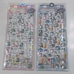 ✩２枚セット✩ オバケーヌ 海外製　ボンボン　シール　ぷっくり　うるちゅる　硬い