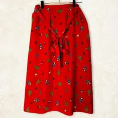 ✨PINKHOUSE✨ピンクハウス ロングスカート 赤 クリスマス レア Fのサムネイル