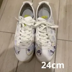 Mexico66 Onitsuka Tiger スニーカー 花柄 24cm