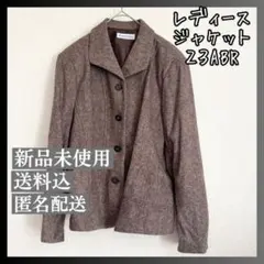 テーラードジャケット コート アウター ブラウン 新品未使用 3L 大きいサイズ