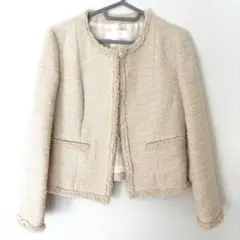 ボールジィ ノーカラージャケット トゥモローランド ツイード　入学卒業セレモニー