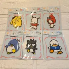 ダイソー　パイルワッペン　6個セット　サンリオ 　新品　未開封品　ワッペンシール