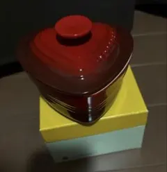 LE CREUSET ハート型 ココット レッドのサムネイル