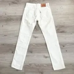 Levi's 511 ストレッチ ストレートデニム W29 ホワイト
