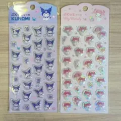ぷくっとシール　サンリオ2枚セット　クロミ　マイメロディ