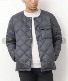 TAION ノーリーズ別注クルーネックダウンジャケット L