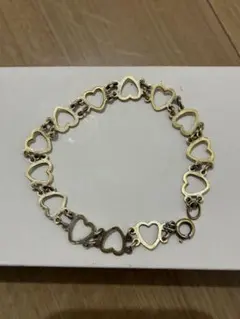 VINTAGE ビンテージ　ハートリンクブレスレット