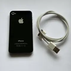 Apple iPhone 4S ブラック　充電コード付きのサムネイル
