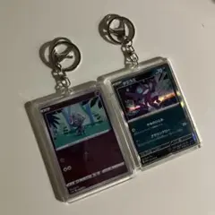 ポケモンカード キーホルダー ニャスパー ヤミラミ