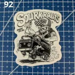 92 SOURKRAUTS 防水ステッカー 車 バイク