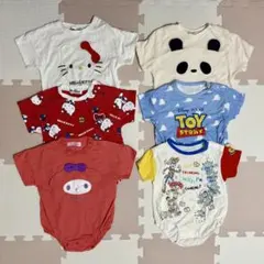ベビー服 ロンパース 6点セット