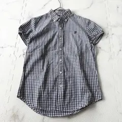 ✨美品✨ GYMPHLEX ジムフレックス ボタンダウン 半袖チェックシャツ