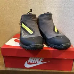 Nike Air Huarache ハイカットスニーカー グレー/イエロー