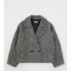 MOUSSY マウジー　BIG COLLAR TWEED JACKET　sly