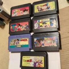 ファミコン　ドラゴンボール　7本フルセット　ソフトのみ　まとめ売り