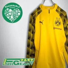 古着　プーマ　 ボルシア・ドルトムント　長袖　ユースXL　メンズM　レディースL