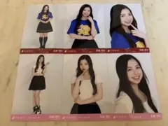 長嶋凛桜 乃木坂46 Tシャツ 北海道 フリルミニスカ 生写真 6種コンプ