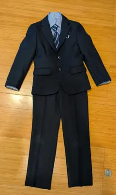 ボーイズ 卒入学用スーツ4点セット 140 濃紺