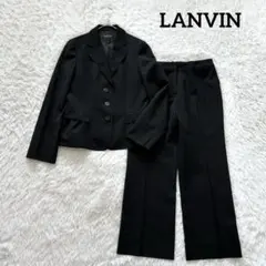 美品✨ランバンコレクション セットアップスーツ パンツ 黒 ブラック フォーマルのサムネイル